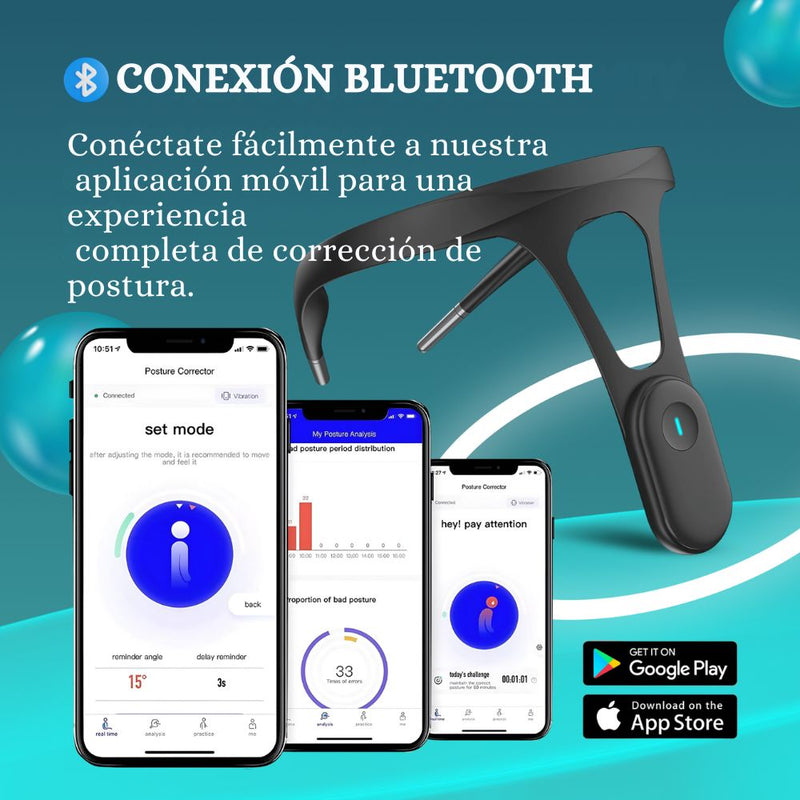 Hipee™ Smart | ¡Corrector de postura invisible para todos!