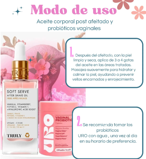 URO™ Probiótico Vaginal - Combo Truly Femme –Compre 1 y llévese 2 + hidratante íntimo + envío gratuito