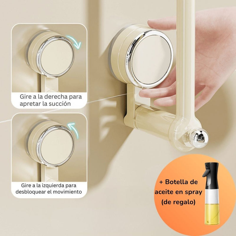 Varilla colgante con succión multifuncional + regalo sorpresa y envío gratis
