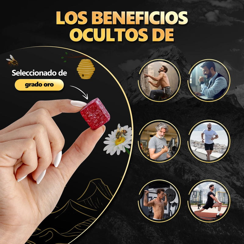 Gomas Shilajit™ 160g - Energía, Vitalidad, Claridad mental y Piel Radiante