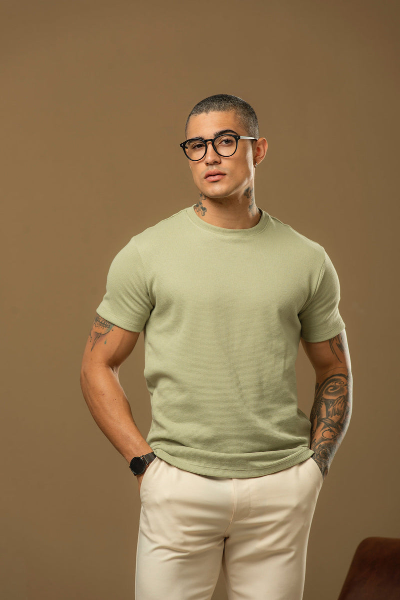 Kit con 3 Remeras Texturizadas Tejido Waffle Milano - Compra 1 y llévate 3