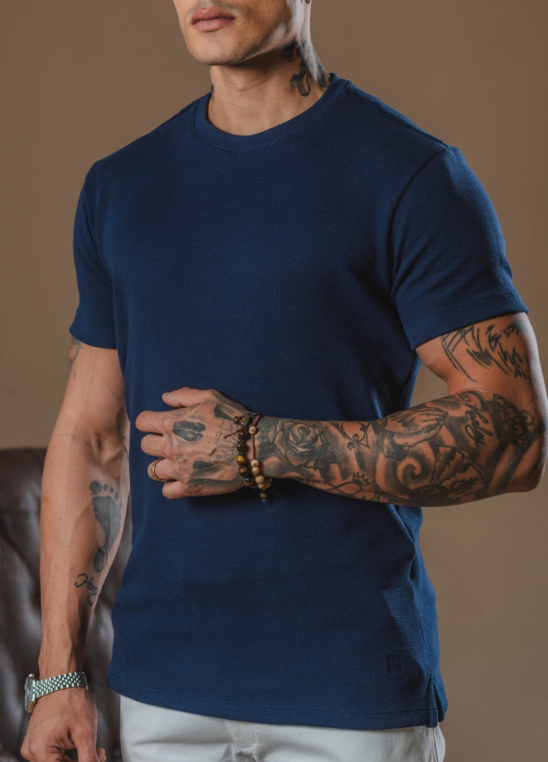 Kit con 3 Remeras Texturizadas Tejido Waffle Milano - Compra 1 y llévate 3